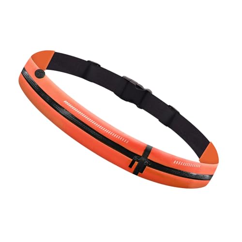 Leichtes Wanderungen Taillenpaket Für Sport 2 Fächer Wasserresistente Reflektierende Fitnessbeutel Mit Telefonhalter Reflektierender Sicherheitsgürtel Mit Gummiband von Ddujbtp