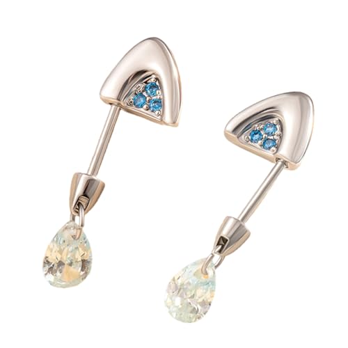 Moderne Tropfenförmige Katzen Ohrstollen Stilvoller Edelstahl Knorpel Piercing Schmuck Trendy Frauen Accessoires Kupferlegierung Katzen Ohrringe Ohrringe von Ddujbtp