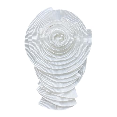 Stilvolle Gekräuselte Blumenanlagernadel Für Kleider Und Hemden Auffällige Falten Blumenbroschen Bluse Ornament BROBIN STANDARY BROCHE von Ddujbtp