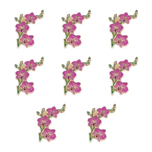Stilvolle Orchideen-Brosche für mehr Eleganz bei Geschäftstreffen oder Abendveranstaltungen. Stilvolle Brosche für den täglichen Gebrauch von Ddujbtp