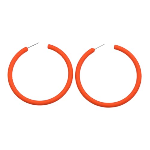 Stilvolle Runde Reifenoopringe Dangle Ohrringe Bequeme Ohrschmuck Schmuck Acryltextur Für Tägliche Und Party Kleidung Trendige Frauenzubehör Geeignet von Ddujbtp