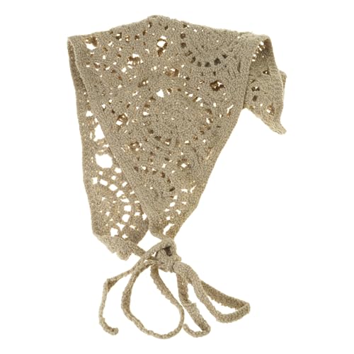 Tragbare gehäkelte Bandanas, Stirnbänder mit elegantem Blumendesign, für Damen und Mädchen, bequemes Baumwoll-Haarteil, atmungsaktive Haarbänder Tragbare gehäkelte Bandanas, Stirnbänder mit elegantem Blumendesign, für Damen und Mädchen, bequemes Baumwoll-Haarteil, atmungsaktive Haarbänder von Ddujbtp