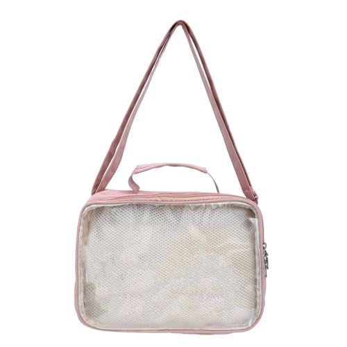 Transparente Damen-Umhängetasche, japanischer Stil, Umhängetasche, Schüler-Schultasche, Harajuku, Itabag, Kuriertasche für Pin-Display, rose, Taschen-Organizer Transparente Damen-Umhängetasche, japanischer Stil, Umhängetasche, Schüler-Schultasche, Harajuku, Itabag, Kuriertasche für Pin-Display, rose, Taschen-Organizer von Ddujbtp
