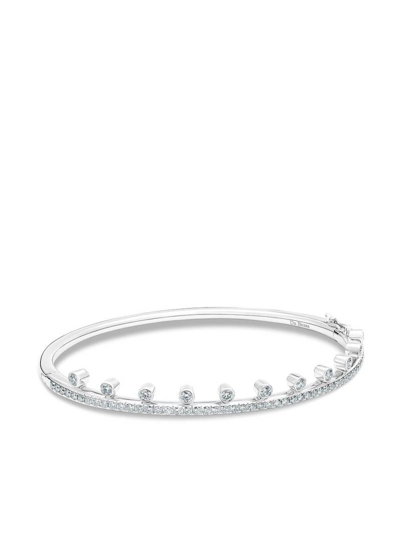 De Beers Jewellers 18kt Weißgoldarmband mit Diamanten - Silber von De Beers Jewellers