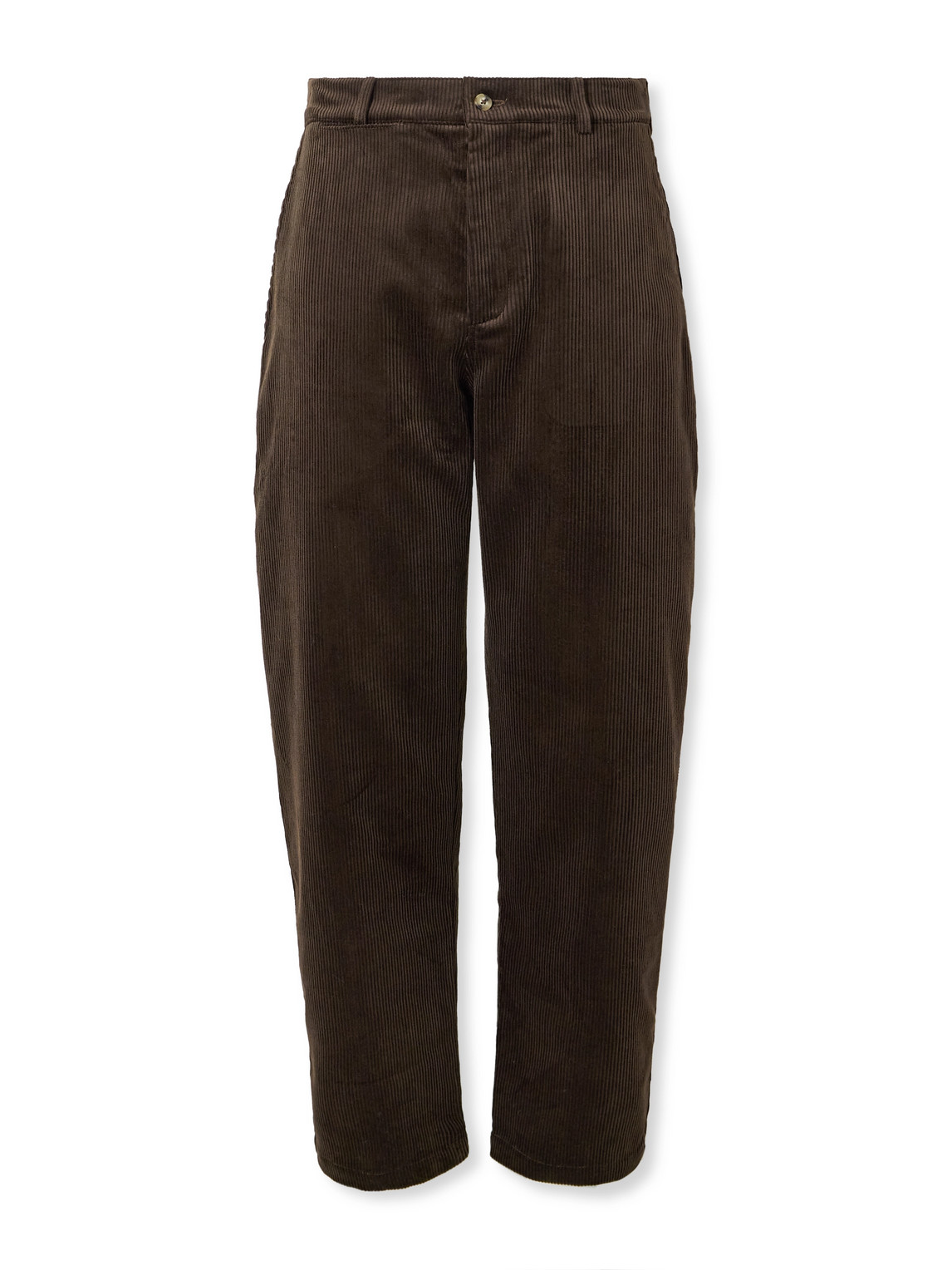 De Bonne Facture - Balloon Tapered Cotton-Corduroy Suit Trousers - Men - Brown - IT 54 von De Bonne Facture
