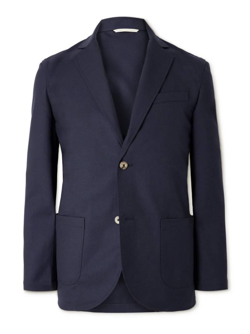 De Bonne Facture - Essential Unstructured Wool Suit Jacket - Men - Blue - IT 50 von De Bonne Facture