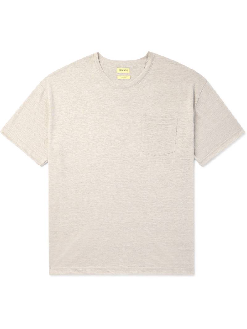 De Bonne Facture - Linen-Jersey T-Shirt - Men - Neutrals - XXL von De Bonne Facture