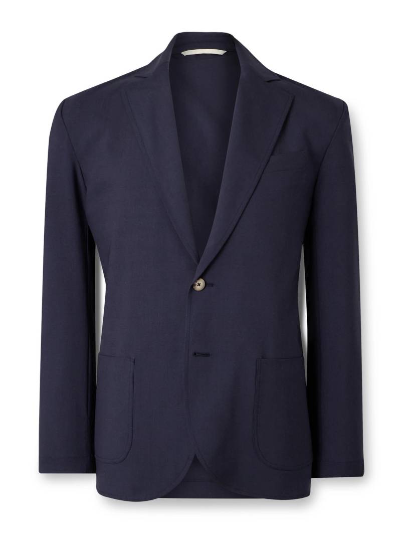 De Bonne Facture - Super 130s Wool Blazer - Men - Blue - IT 56 von De Bonne Facture