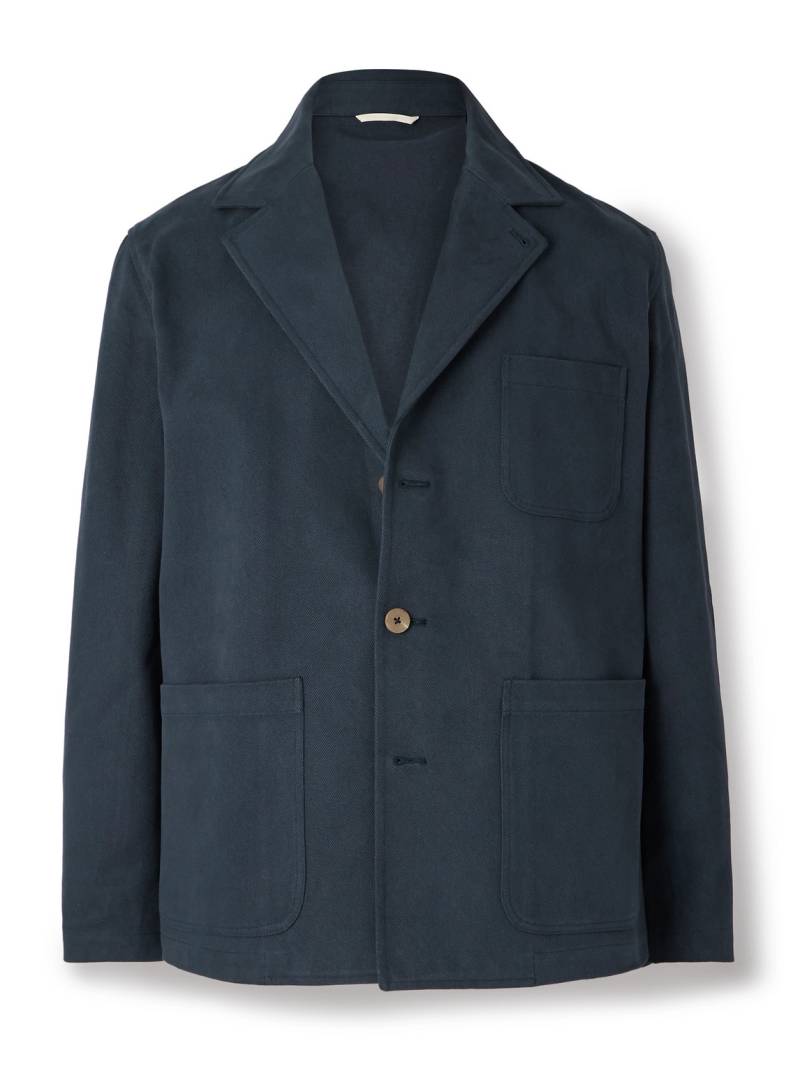 De Bonne Facture - Traveler Cotton-Drill Jacket - Men - Blue - IT 50 von De Bonne Facture