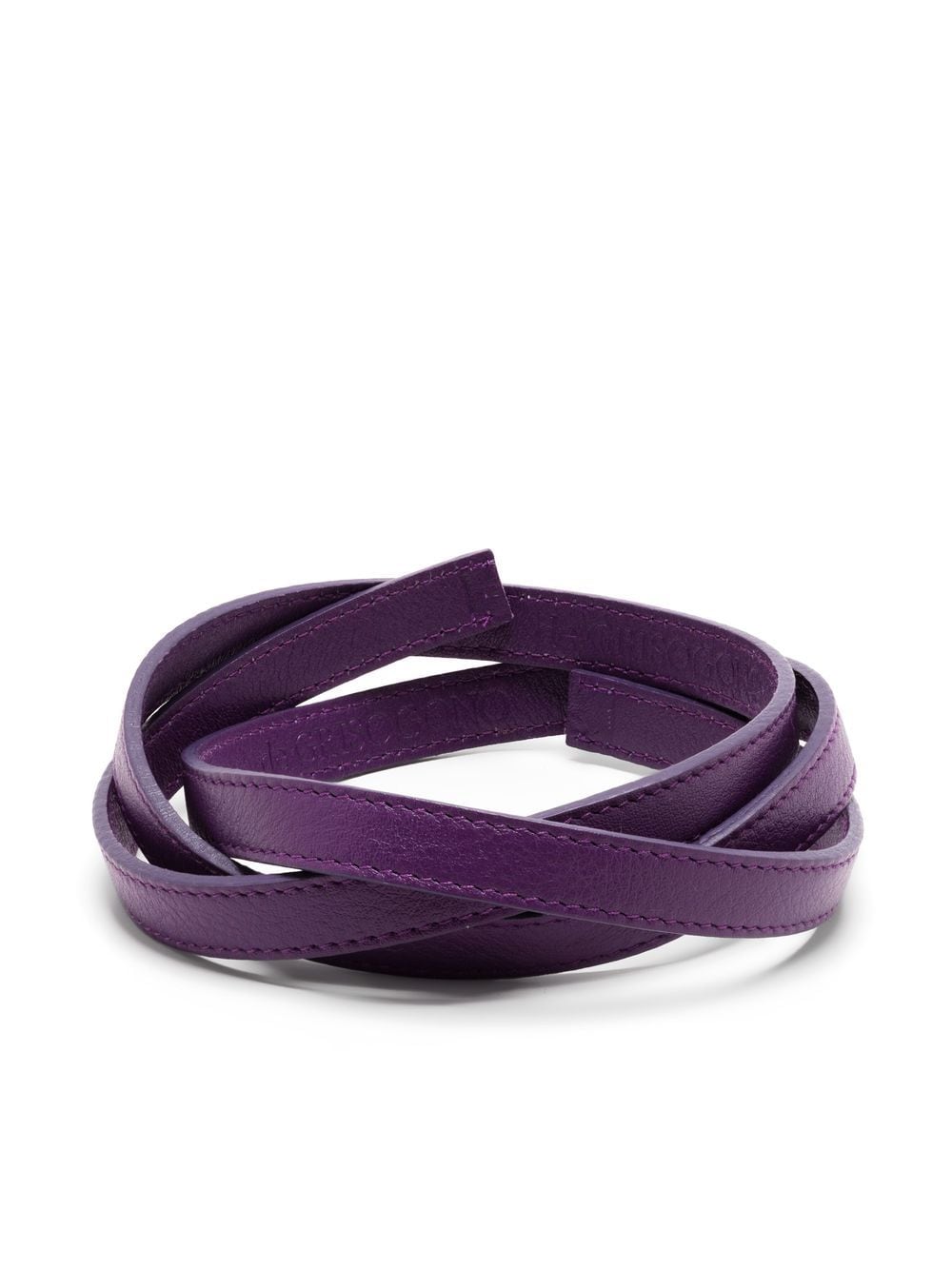 De Grisogono Flaches Lederarmband - Violett von De Grisogono