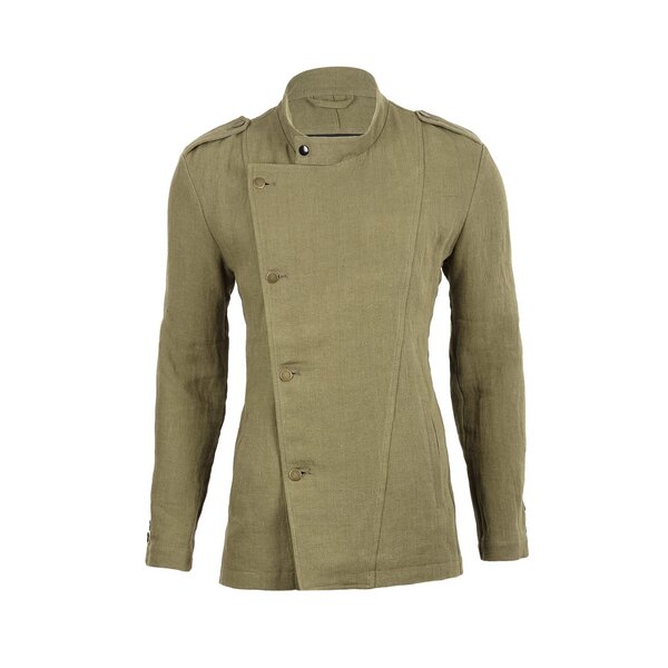 De IONESCU 100% Hanf Military Jacke, Army Officer Jacke von De IONESCU