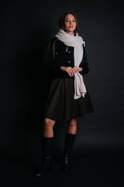 De IONESCU Cordrock kurz – Naturmaterial & feminine Silhouette von De IONESCU