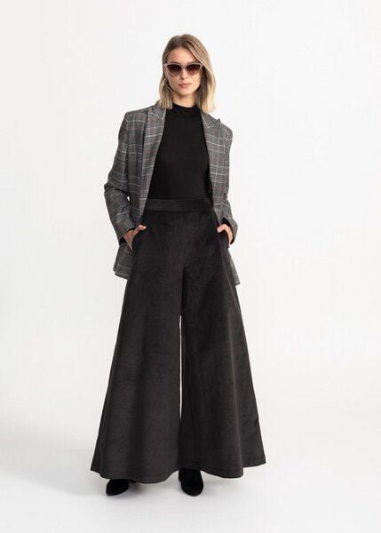 De IONESCU Damen Cordhose Palazzo – Bio & Fair produziert von De IONESCU