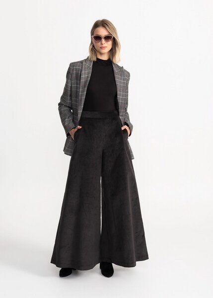 De IONESCU Damen Cordhose Palazzo – Bio & Fair produziert von De IONESCU