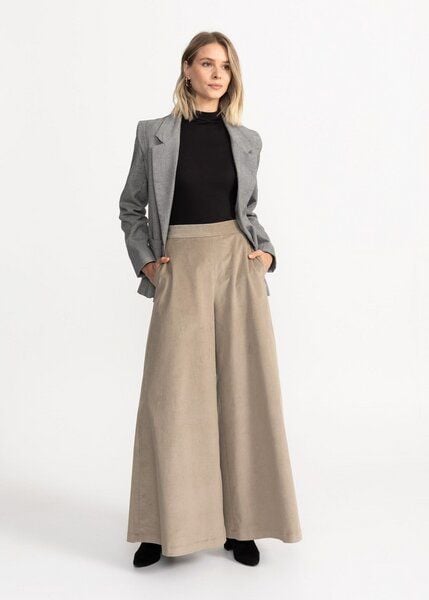 De IONESCU Damen Cordhose Palazzo – Bio & Fair produziert von De IONESCU