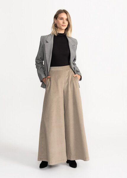 De IONESCU Damen Cordhose Palazzo – Bio & Fair produziert von De IONESCU