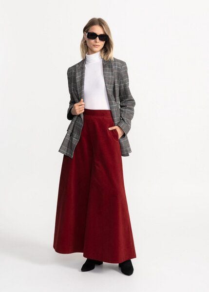 De IONESCU Damen Cordhose Palazzo – Bio & Fair produziert von De IONESCU