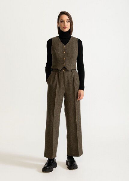 De IONESCU Das "Figa" Set aus 100% Wolle, Hose und Weste von De IONESCU