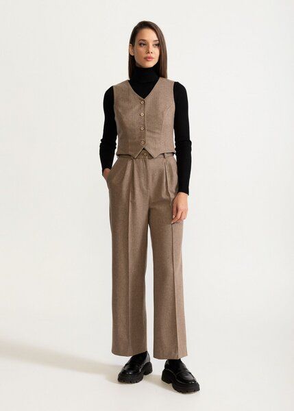 De IONESCU Das "Figa" Set aus 100% Wolle, Hose und Weste von De IONESCU