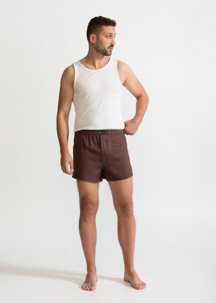 De IONESCU Das Boxershorts „Kiez“ aus 100% Leinen De IONESCU Das Boxershorts „Kiez“ aus 100% Leinen von De IONESCU