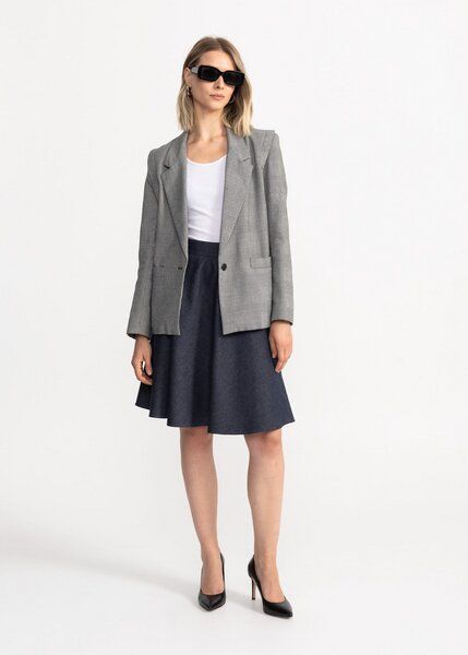 De IONESCU Der kurze Rock aus Bio-Baumwolle - Navy von De IONESCU