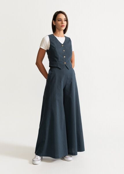 De IONESCU Die Damenhose „Palazzo“ aus 100% Bio-Baumwolle von De IONESCU