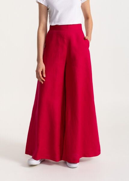 De IONESCU Die Damenhose „Palazzo“ aus 100 % Leinen von De IONESCU