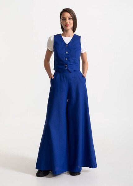 De IONESCU Die Damenhose „Palazzo“ aus 100 % Leinen von De IONESCU