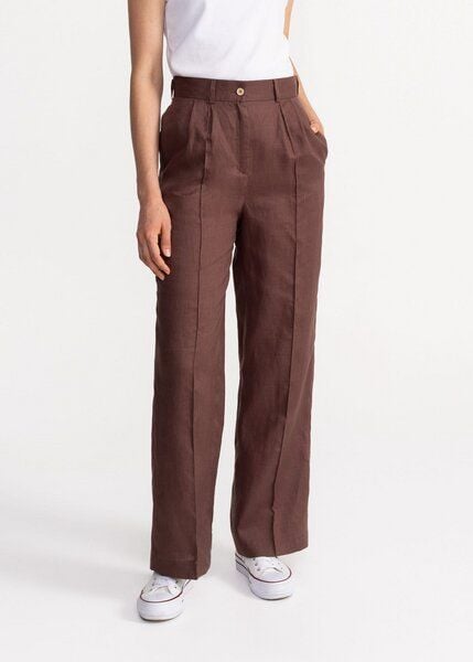 De IONESCU Die elegante Hose „Figa“ aus 100 % Leinen, gerades Bein von De IONESCU