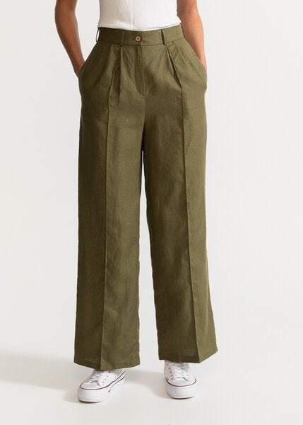 De IONESCU Die elegante Hose „Figa“ aus 100 % Leinen, gerades Bein von De IONESCU