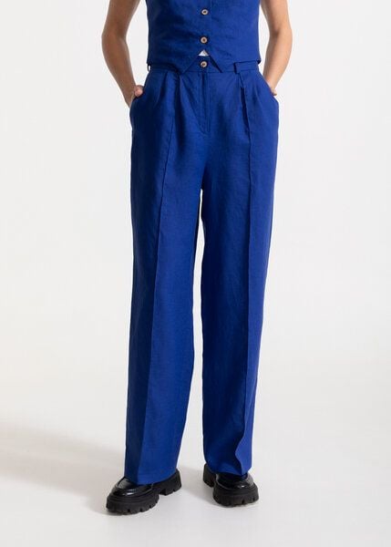 De IONESCU Die elegante Hose „Figa“ aus 100 % Leinen, gerades Bein De IONESCU Die elegante Hose „Figa“ aus 100 % Leinen, gerades Bein von De IONESCU