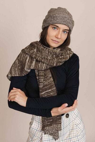 De IONESCU Winter Schal aus Hanf und Wolle - Unisex von De IONESCU