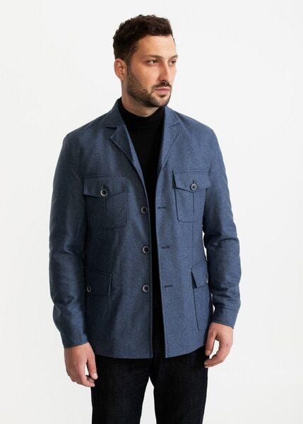 De IONESCU Wolle Safari Jacke, Utility Jacke, Winter Reisejacke De IONESCU Wolle Safari Jacke, Utility Jacke, Winter Reisejacke von De IONESCU