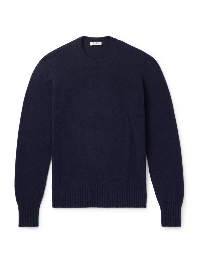 De Petrillo - Merino Wool and Cashmere-Blend Sweater - Men - Blue - IT 46 von De Petrillo