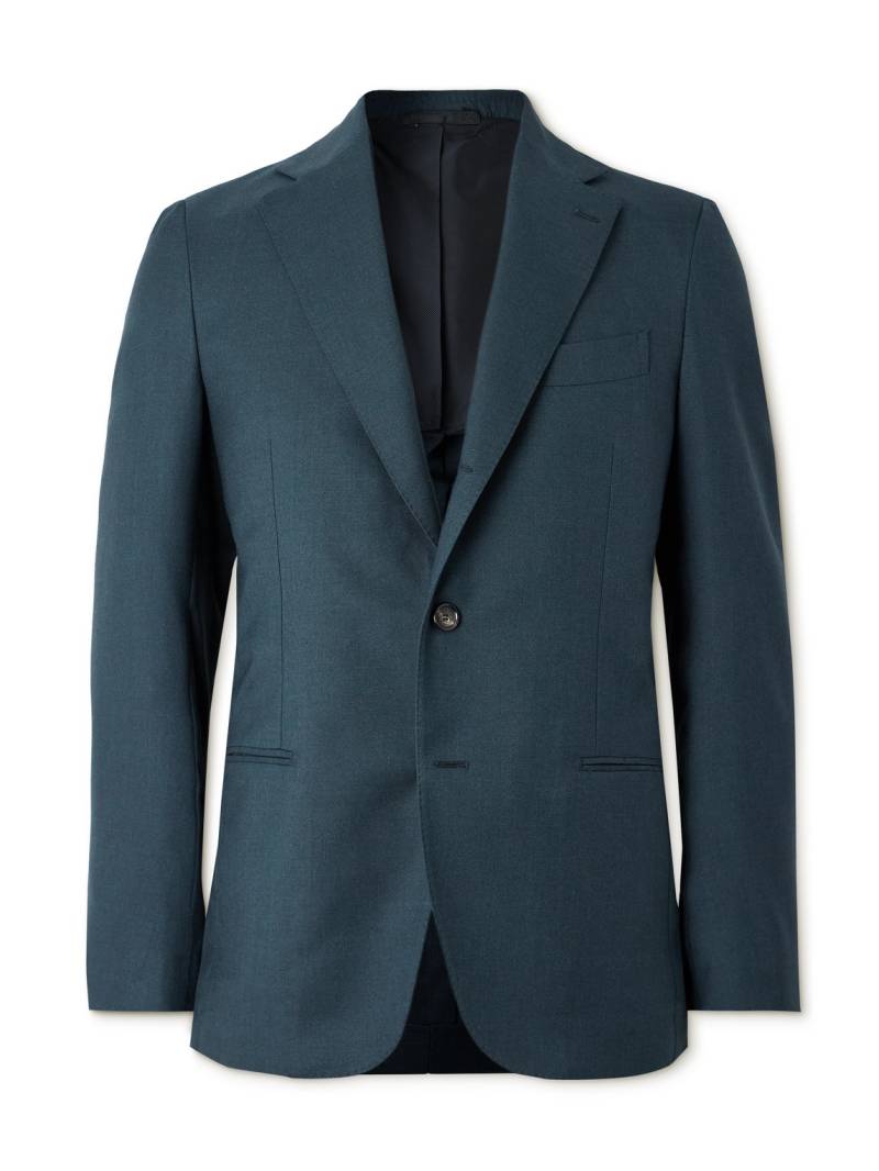 De Petrillo - Napoli Wool and Silk-Blend Twill Suit Jacket - Men - Blue - IT 52 von De Petrillo