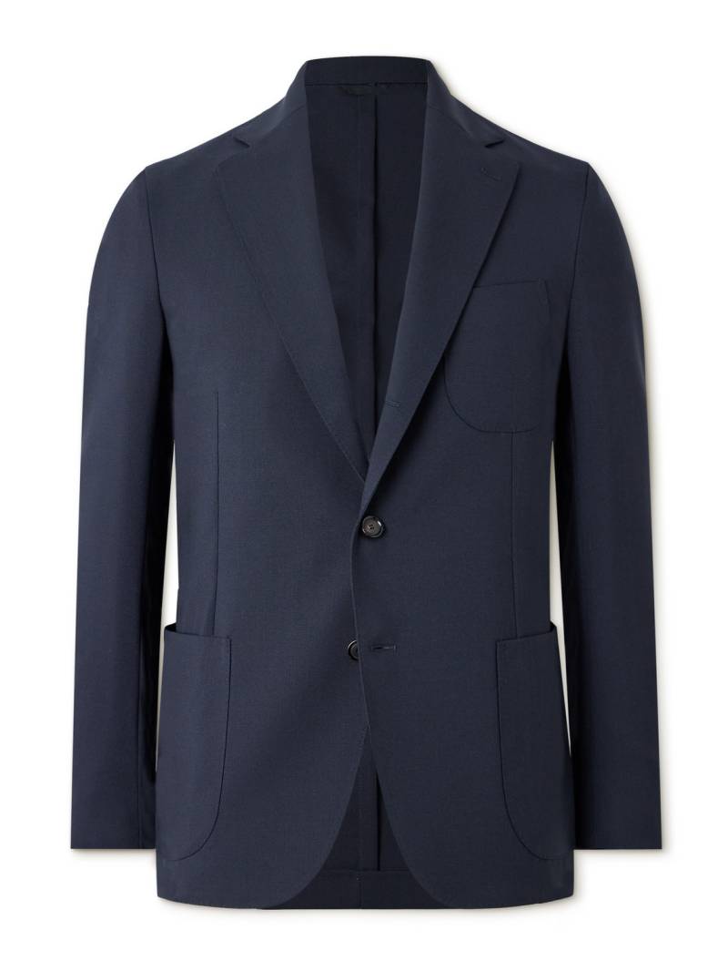 De Petrillo - Slim-Fit Virgin Wool Twill Suit Jacket - Men - Blue - IT 52 von De Petrillo