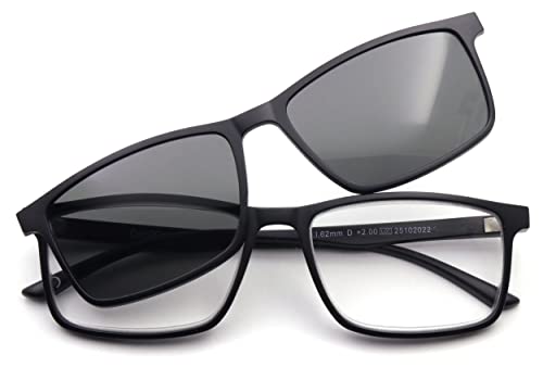 De Tomaso Unisex 527 Lesebrille, Schwarz-graue Gläser, M De Tomaso Unisex 527 Lesebrille, Schwarz-graue Gläser, M von De Tomaso