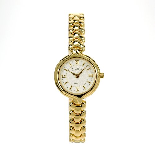 DeCave 006314104 - Damen Schmuckbanduhr - Messing Gold platiert 23 mm - Miyota 1L22 - Gesamtlänge ca. 18 cm DeCave 006314104 - Damen Schmuckbanduhr - Messing Gold platiert 23 mm - Miyota 1L22 - Gesamtlänge ca. 18 cm von DeCave