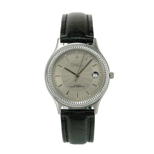 DeCave 007135006 - Unisex Armbanduhr - Edelstahl- Durchmesser 34 mm - Lederband - Miyota 1M12-3 ATM von DeCave