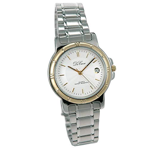 DeCave 007225211 - Edelstahl Herrenarmbanduhr Bicolor - Metallband - Miyota 1M12-5 ATM von DeCave