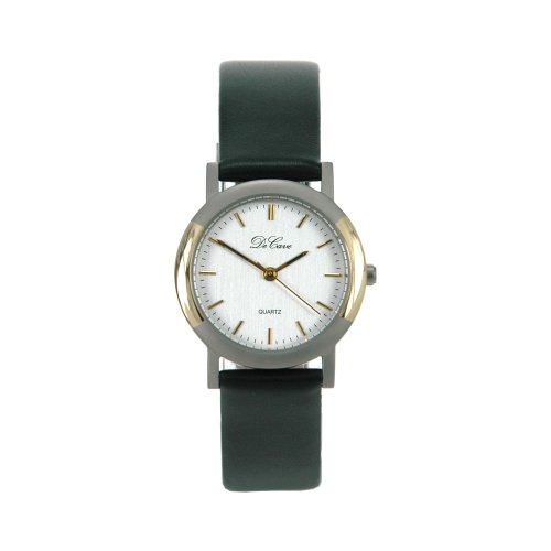 DeCave 100046203 Titan Damenarmbanduhr Bicolor 30 mm - Lederband - Miyota 2035-5 ATM DeCave 100046203 Titan Damenarmbanduhr Bicolor 30 mm - Lederband - Miyota 2035-5 ATM von DeCave