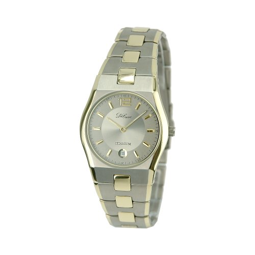 DeCave Titan Herrenarmbanduhr 101286209 Bicolor - Superflach - Titanband - Miyota 9U15-3 ATM von DeCave