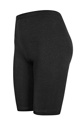 DeDavide 2 Stück Damen Radlerhose, Dunkelgrau, L von DeDavide