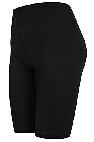 DeDavide 2er Pack Kurze Leggings Hotpants Radlershorts Sportpants Schwarz S von DeDavide