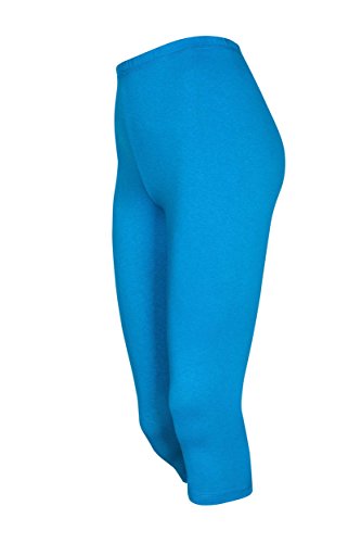 DeDavide Capri Damenleggings, Türkis, S von DeDavide