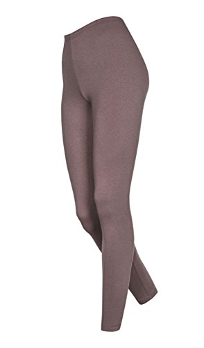 DeDavide Damen 7/8 Leggings, Beige, L von DeDavide