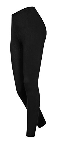 DeDavide Damen 7/8 Leggings, Schwarz, XL von DeDavide