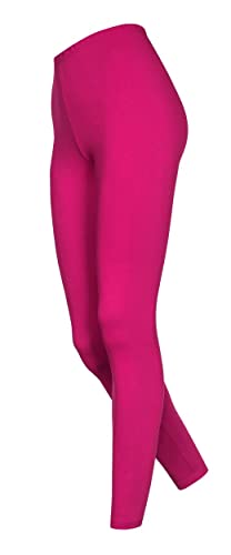 DeDavide Lange Leggings für Damen, Pink, XXXL von DeDavide