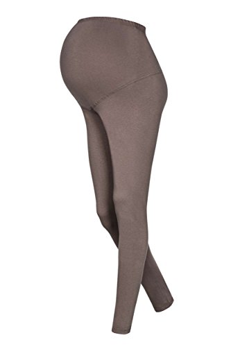 DeDavide Schwangerschaftshose Umstandsleggings Übergröße 3XL-6XL (6XL, Beige) von DeDavide