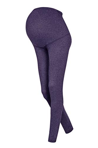 DeDavide Winterleggings mit Fleece warme Leggings für Schwangere Umstandshose Leibhohe 10 Farben (Jeans, M) von DeDavide